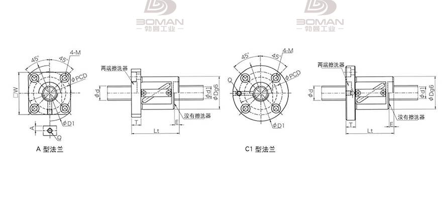 KURODA GR2505DS-AALR 日本黑田丝杆是什么材料
