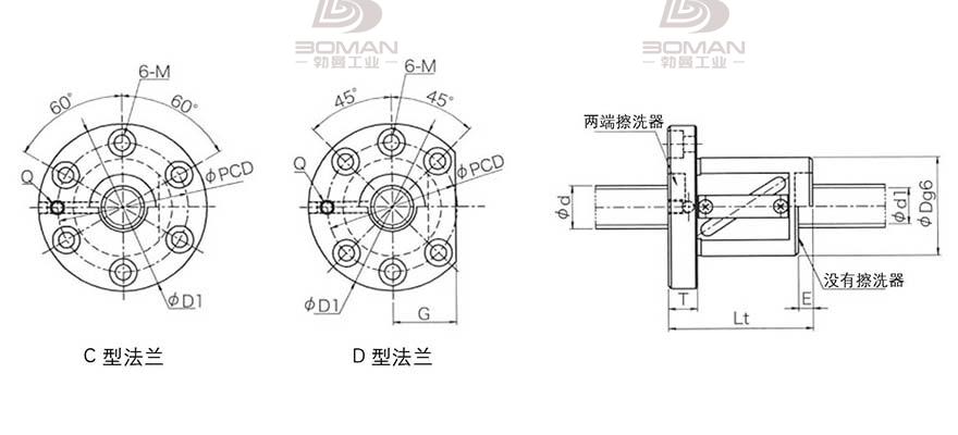 KURODA GR3610ES-DALR 日本黑田精工丝杠钢珠安装方法