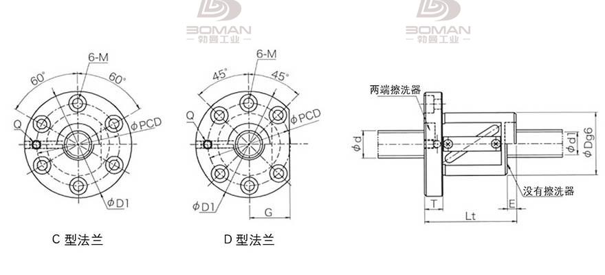 KURODA GR4008DS-DALR 日本黑田精工丝杠钢珠安装方法