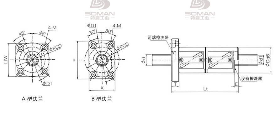 KURODA GR1503DD-BAPR 黑田精工丝杆规格说明