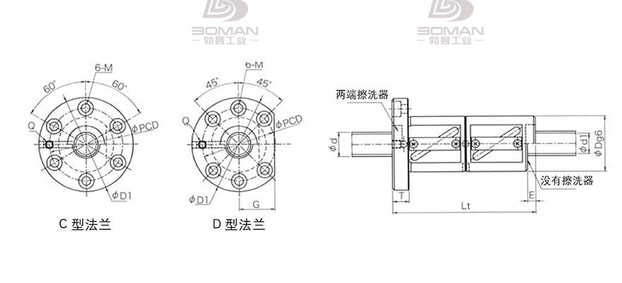 KURODA GR3605ED-DAPR 日本黑田精工丝杠钢珠安装方法