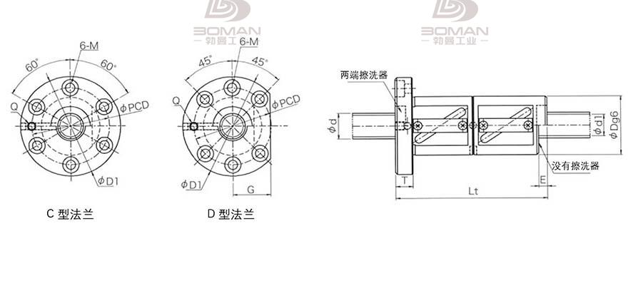 KURODA GR6316DD-DAPR 日本黑田精工丝杠钢珠安装方法