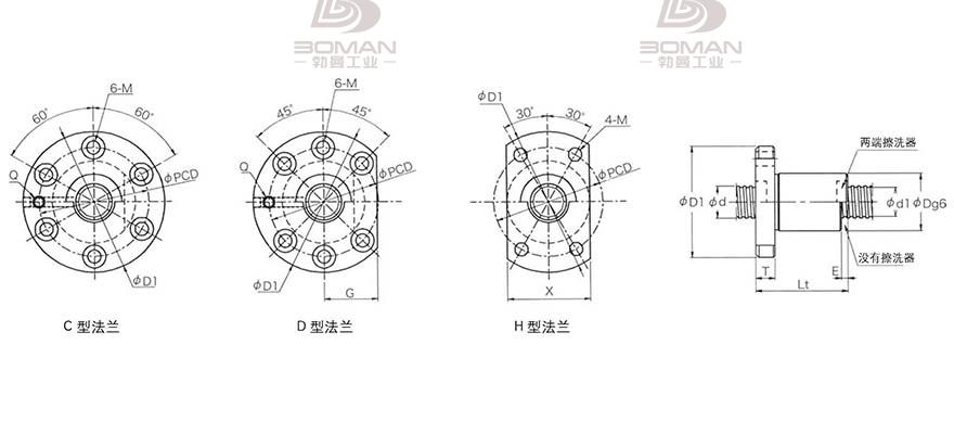 KURODA GD0802JS-HDNR 日本黑田精工丝杠钢珠安装方法