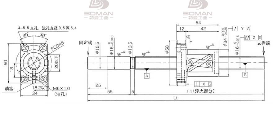 KURODA GG1616AS-BTLR-0900A 黑田丝杆是哪个国家品牌