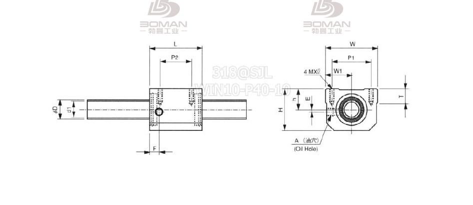 TSK RBSC2510-5.3 TSK2010丝杆